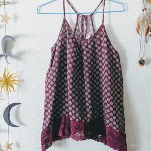 Crochet Purple Tank Top